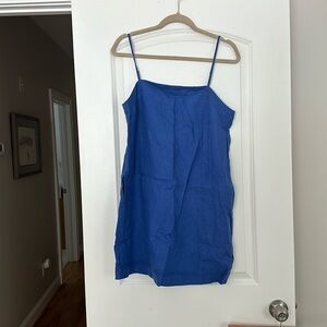 Madewell linen Mini Shift Dress